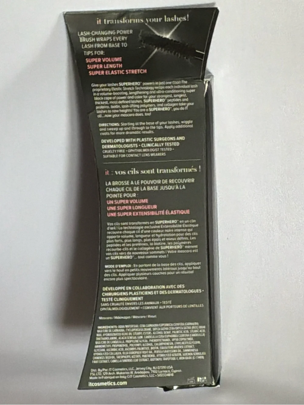 🌙✨ IT Cosmetics Super Hero Stretch Volume Mascara - 0.3 fl oz